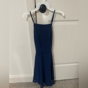 Navy Lulus Size Small Hoco dress